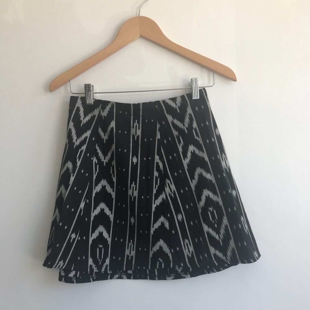 Reformation Ikat print skirt